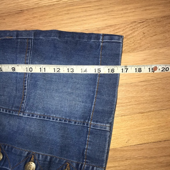 LOFT button-up Jean skirt - Picture 6 of 7